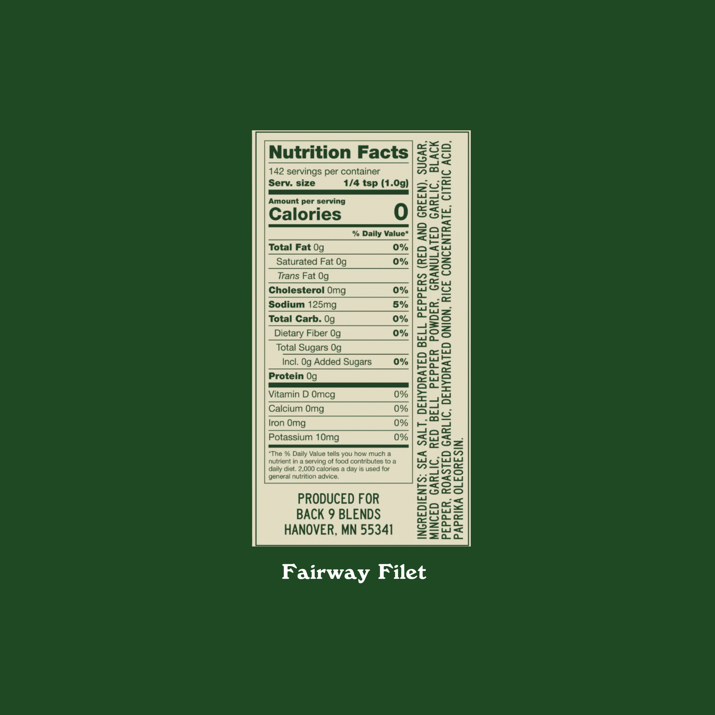 Fairway Filet Beef Seasoning